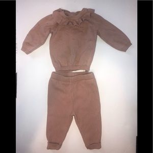 Primary - Baby Girl knitted sweater outfit